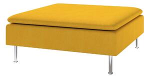 Poťah na podnožku Söderhamn farba produktu žltá látka zapletaná