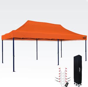 BRIMO Záhradný stánok 3x6m - bez 3 stien - Oranžová