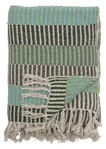 Prehoz z recyklovanej bavlny Isnel Blue 130 × 160 cm