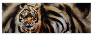 Obraz na plátně Tygr Příroda Zvířata - 90x30 cm