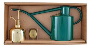 Set kanvičky s kropítkom a rozprašovača Brass & Green