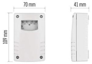 Senzor súmraku 1800W IP65 biely (GS41151)