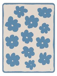 MUZZA Deka flo 200 x 150 cm modrá