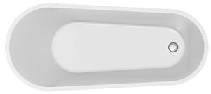 Cersanit Zen voľne stojaca vaňa 167x72 cm oválne biela S301-302
