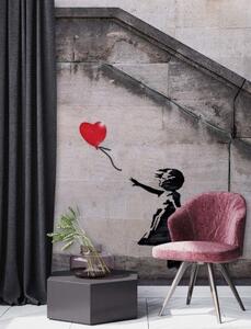 Fototapeta, Banksy Dívka s balónkem - 100x140 cm
