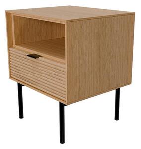 MUZZA Nočný stolík KAYU 40 x 35 cm prírodný