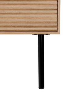 MUZZA Nočný stolík KAYU 40 x 35 cm prírodný