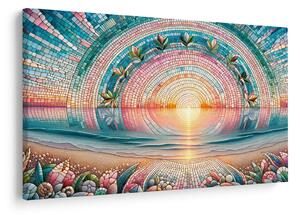 Obraz – Mozaika zapadajúceho slnka (90x60 cm)