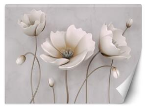 Fototapeta, Abstraktní květiny - 100x70 cm