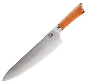 SOK Olive Sunshine Damascus kuchařský nůž Chef 205 mm
