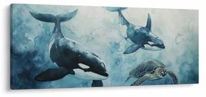 Obraz - Podmorská maľba (120x50 cm)