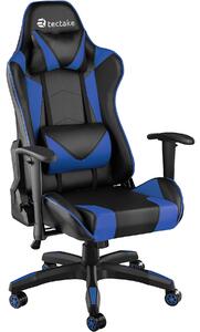 Tectake 403208 kancelárska stolička twink - čierna/modrá