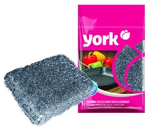 York Škrabacia hubka na teflón – metalizovaná, 1 ks