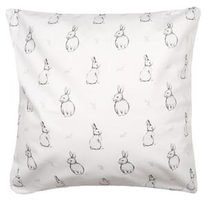 Béžová obliečka na vankúš s králikmi Bunny Buddies - 45*45 cm - Clayre & Eef