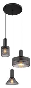 Globo 15648-3H - Luster na lanku JEDD 3xE27/60W/230V čierna