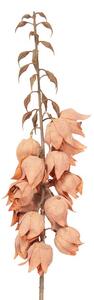 Dekorácia umelá kvetina Yucca s oranžovými kvetmi - 12*12*100 cm - Clayre & Eef