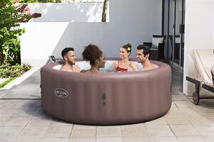 Bestway® LAY-Z-SPA® Hawaii AirJet™ energeticky úsporná vírivka s ovládaním pomocou aplikácie + integrovaná jednotka čerpadla UltraFit™, pre 6 osôb Ø 196 x 71 cm, terakota