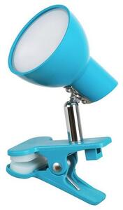 Rabalux 1479 klip-on LED stolná lampa Noah, modrá