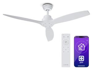 Klarstein Santa Elena Smart 52" stropný ventilátor, 10260 m³/h, 6 stupňov rýchlosti, diaľkové ovládanie, Smart