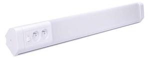 LED kuchynské svietidlo so zásuvkami WO213, 51 cm, biela