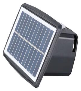 LED solárne nástenné svetlo WL917, čierna