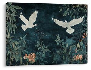 Obraz - Dve holubice (70x50 cm)