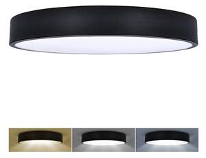 LED stropné svetlo Lecce nastaviteľné, 2900 lm - priemer 40 cm, čierna
