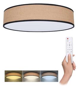 LED stropné svetlo s diaľkovým ovládaním Brownie nastaviteľné - priemer 40 cm, hnedá