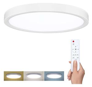 LED stropné svetlo s diaľkovým ovládaním Estela nastaviteľné - priemer 30 cm, biela