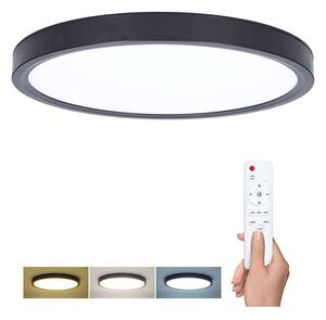 LED stropné svetlo s diaľkovým ovládaním Estela nastaviteľné - priemer 50 cm, čierna