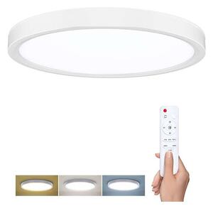 LED stropné svetlo s diaľkovým ovládaním Estela nastaviteľné - priemer 50 cm, biela