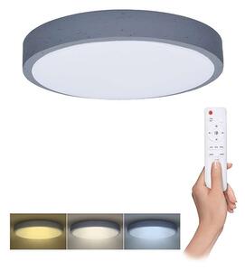 LED stropné svetlo s diaľkovým ovládaním Grey nastaviteľné - priemer 38 cm, sivá
