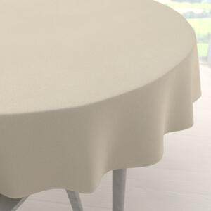 Biante Dekoračný okrúhly obrus BKU-121 Latte Ø 110 cm