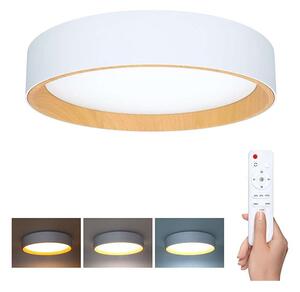 LED stropné svetlo s diaľkovým ovládaním Larios nastaviteľné - priemer 39 cm, biela