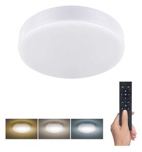 LED stropné svetlo s diaľkovým ovládaním Lecce nastaviteľné, 2160 lm - priemer 30 cm, biela