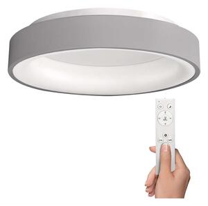 LED stropné svetlo s diaľkovým ovládaním Treviso - priemer 45 cm, sivá
