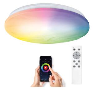 LED stropné svetlo Wave RGB + CCT - priemer 38 cm, biela