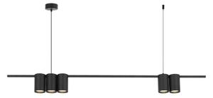 Luster na lanku GENESIS 5xGU10/8W/230V čierna