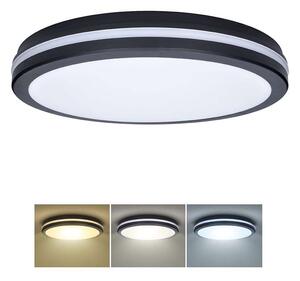 LED stropné svetlo WO821 nastaviteľné - priemer 40 cm, čierna