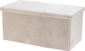 Stolička s úložným priestorom VELVET 76x38x38 cm