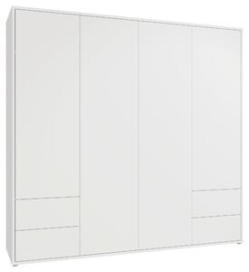 SKRIŇA S OTOČNÝMI DVERAMI, biela, 224/214/60 cm Carryhome - Skrine, Online Only