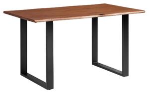 JEDÁLENSKÝ STÔL, akácia, čierna, farba vlašského orecha, 140/80/76 cm P & B - Online Only jedálne, Online Only