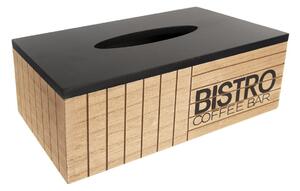 Box drevo na papierové vreckovky Bistro