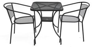 Záhradný kovový stôl ZWMT-60 - štvorec 60 x 60 cm