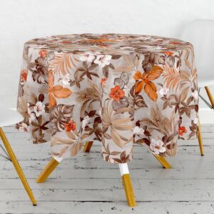 Obrus ​​PVC okrúhly Mo-6244-02 – Tropická elegancia (rôzne veľkosti)