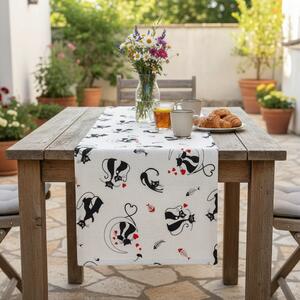 Behúň na stôl Black cats Farba Viacfarebná Rozmery 20x120 cm