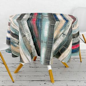 Obrus ​​PVC okrúhly DC-1060 – Urban wood (rôzne veľkosti)