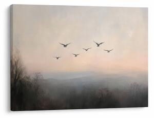 Obraz - Hejno vtákov (70x50 cm)