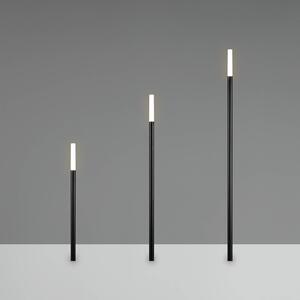 LED zemný svietidlo STICK, čierne, 3-pl., IP44, zástrčka, Čierna, kov, Moderný, Vonkajše bodové svietidlo / bodateľné do zeme