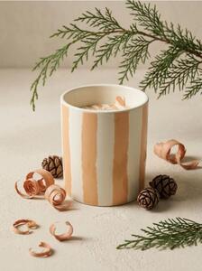 Sinsay - Voňavá sviečka Cedarwood & Cypress - horčicová